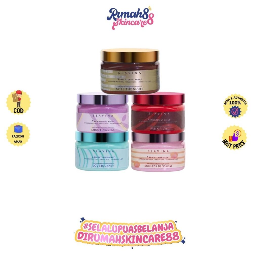 Jual RSC 88 - SLAVINA Brightening Body Scrub 300gr | Shopee Indonesia