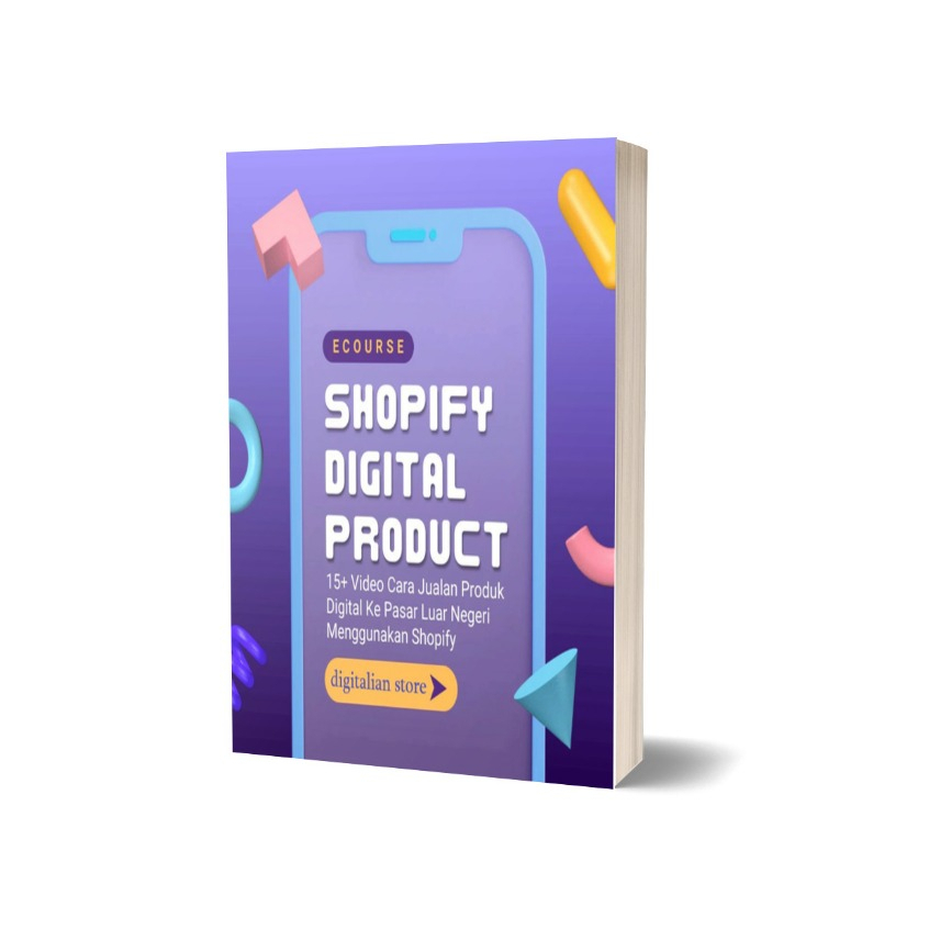 Jual Ecourse Jualan Produk Digital Luar Negeri Shopify | Shopee Indonesia