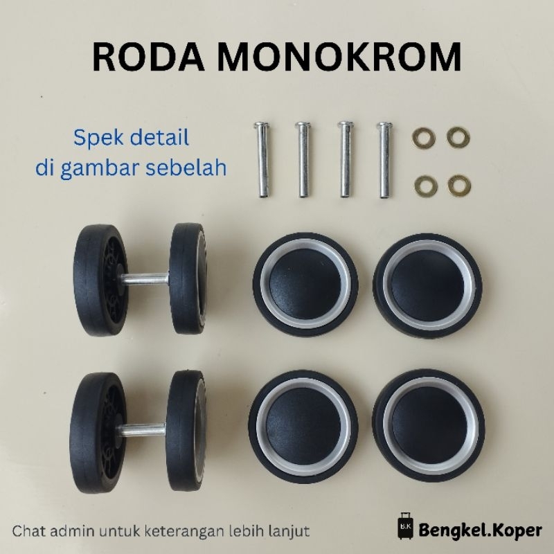 Jual RODA KOPER / REPLACEMENT WHEEL / RODA DOUBLE WHEEL / RODA ...