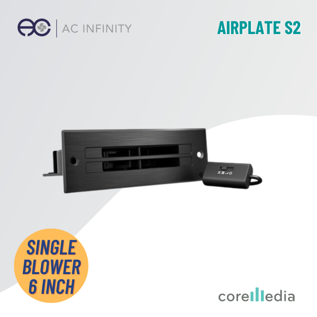 Jual AC Infinity AIRPLATE S2 6 inch Single Blower Fan System | Shopee ...
