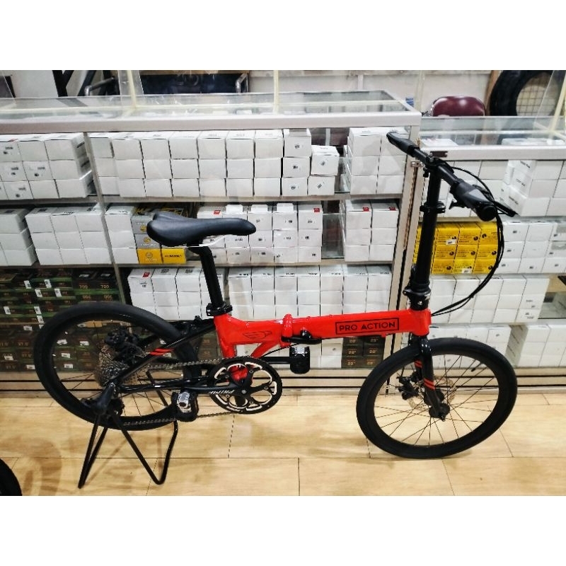 Jual Sepeda Lipat Pro Action Eagle 20 Inch 9 Speed | Shopee Indonesia