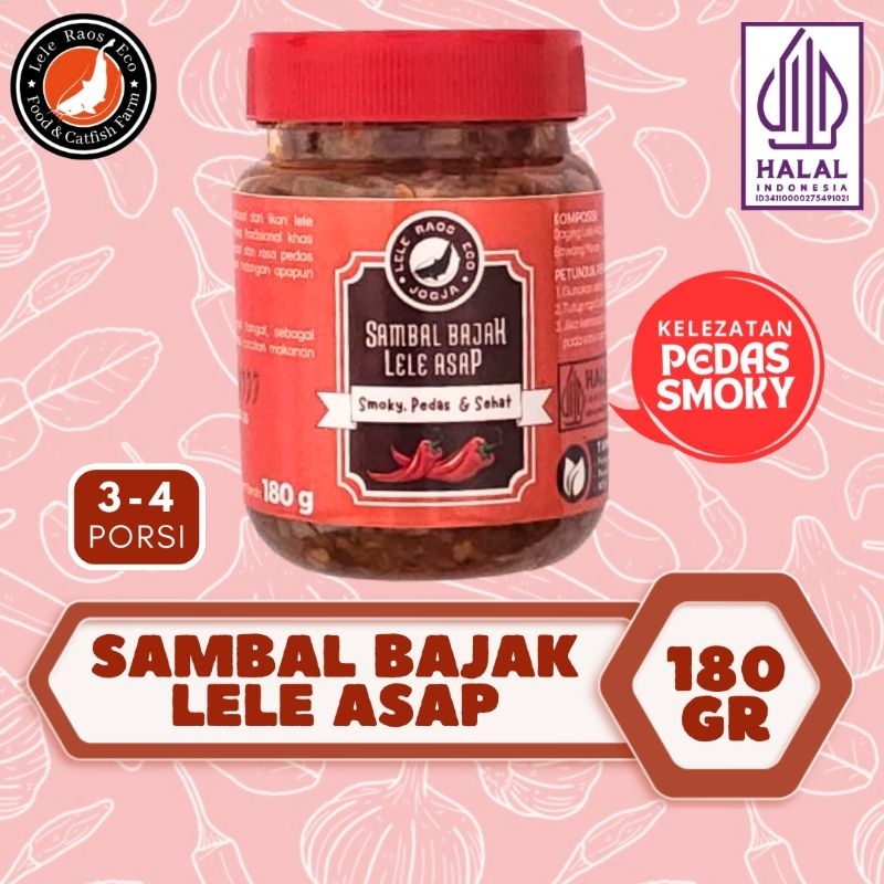 Jual SAMBAL BAJAK LELE ASAP 180 GRAM II SAMBAL SMOKY II 100% HALAL II ...