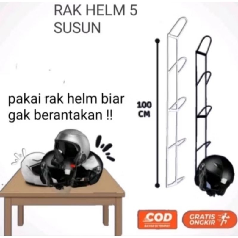 Jual rak helm rak helm gantung | Shopee Indonesia