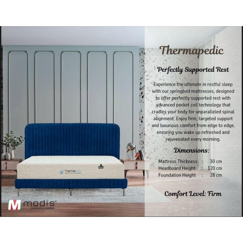 Jual Springbed Modis Thermapedic bahan berkualitas dirancang untuk ...