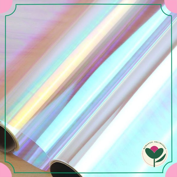 Jual Hologram cellophane OPP bungkus buket bunga bouquet wrapping paper ...