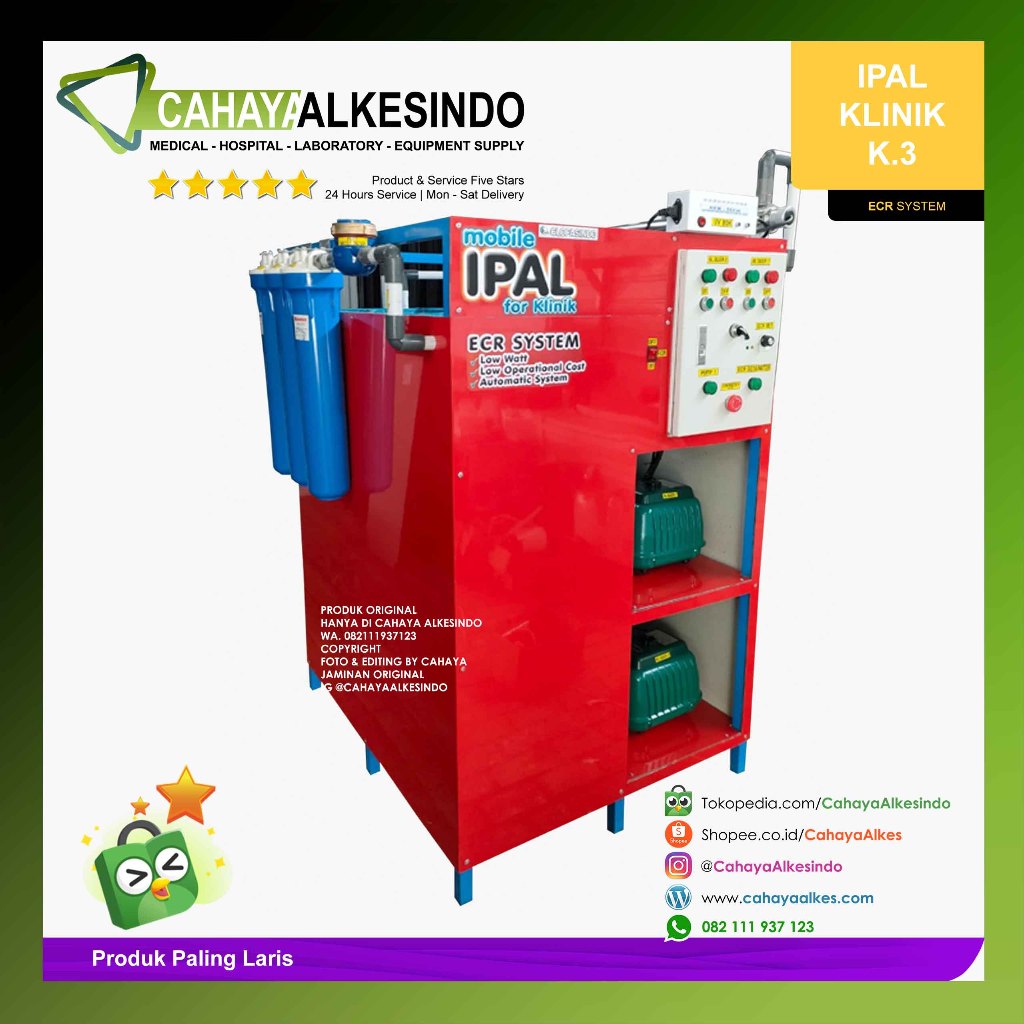 Jual IPAL Portable Mesin Pengolahan Limbah | Klinik Rawat Inap Type K3 ...