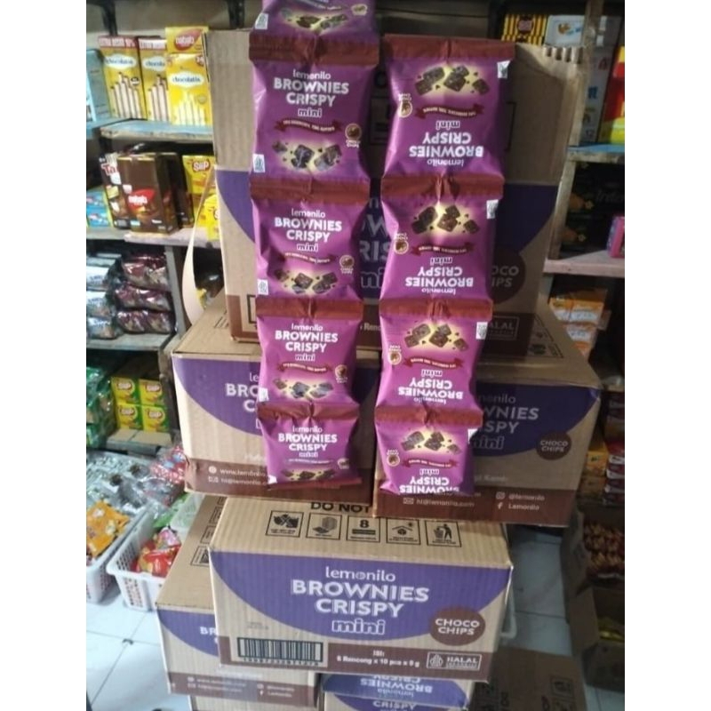 Jual Lemonilo Brownies Crispy Mini Renceng Isi 10 Pcs | Shopee Indonesia