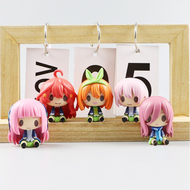 Zhongkaihua Anime The Quintessential Quintuplets Figura, Nakano Miku Action Figure Modello PVC Ornamenti Desktop Forniture da Collezione