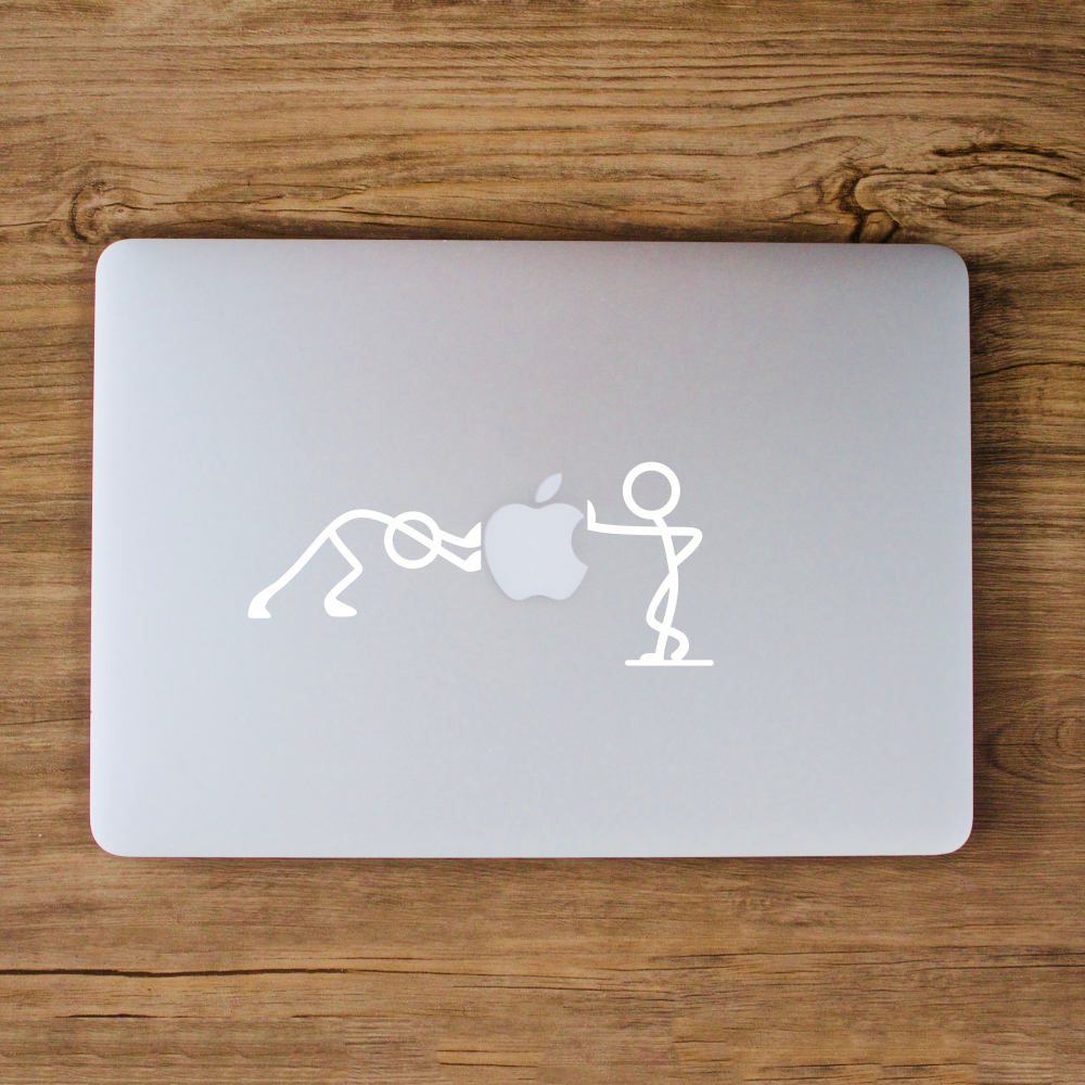 Jual Stiker Stickman Push and Hold - Laptop Macbook Sticker | Shopee ...