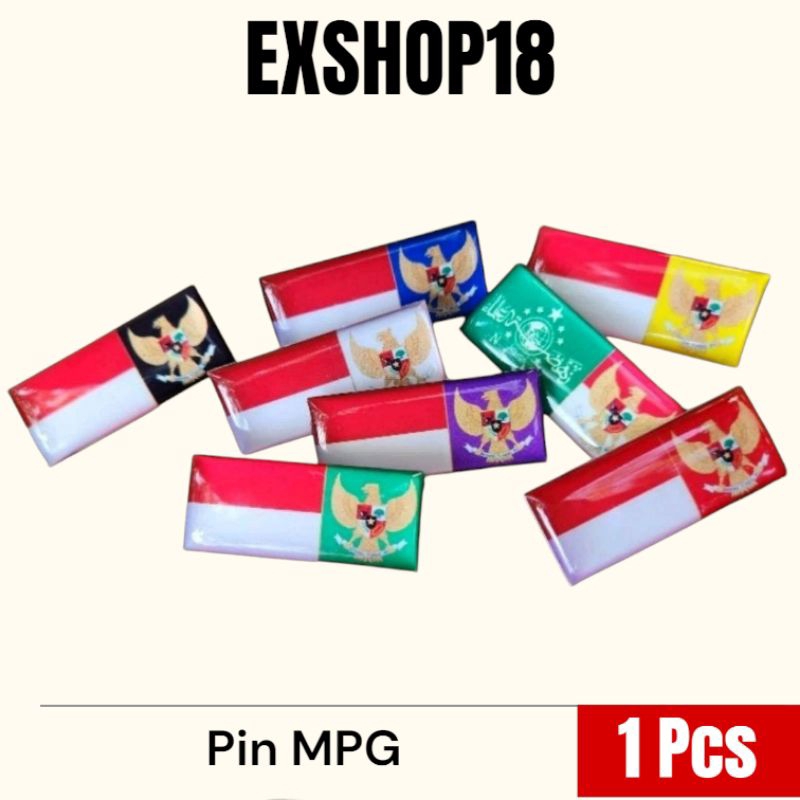 Jual Pin Merah Putih Garuda / Pin LK Paskibra / Pin Garuda Merah Putih ...