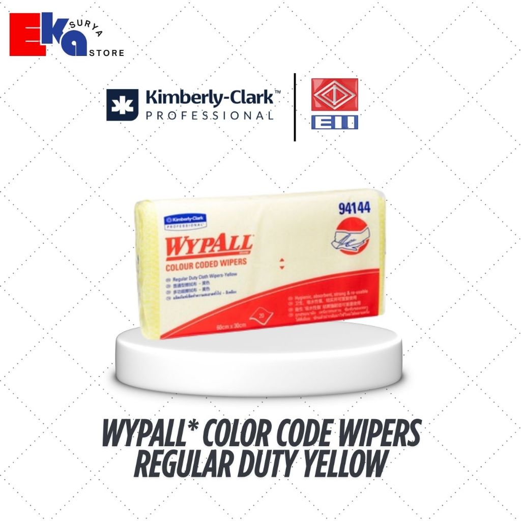 Jual WYPALL* Color Code Wipers Regular Duty YELLOW | EII Store | Shopee ...