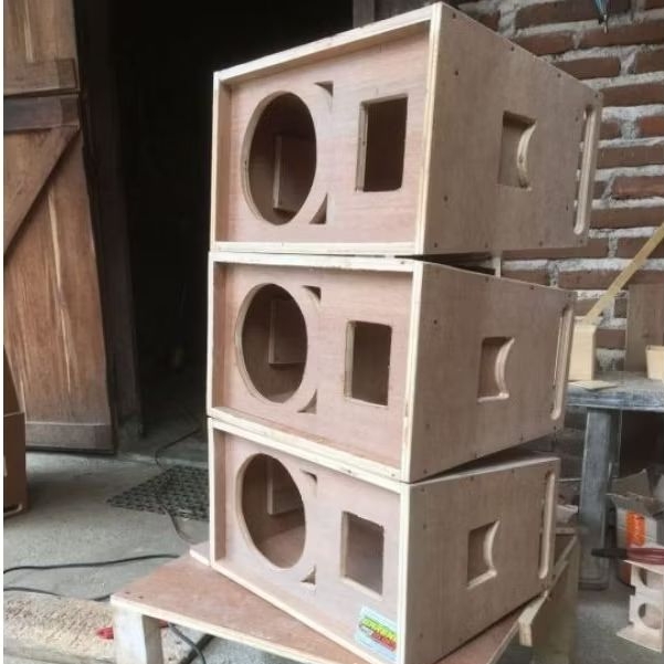 Jual box line array 10 inch dan 12 inch bahan semi meranti 18 mili ...