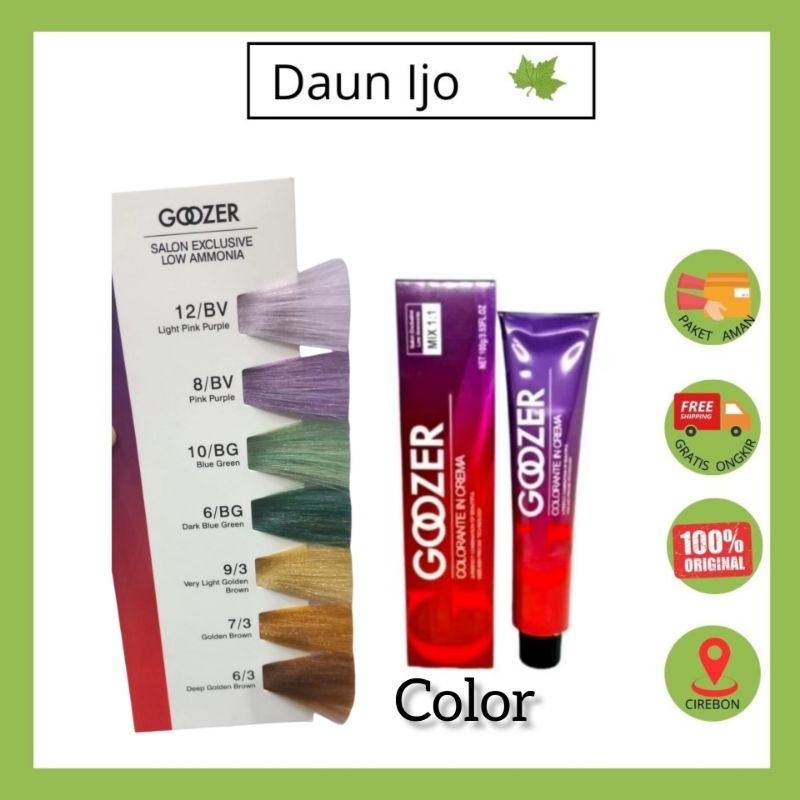Jual Goozer color pewarna rambut 100ml | Shopee Indonesia
