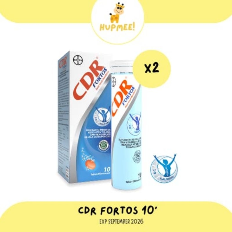 Jual CDR FORTOS ISI 10 TABLET X 2 (EXP SEPTEMBER 2026) UNTUK KESEHATAN ...