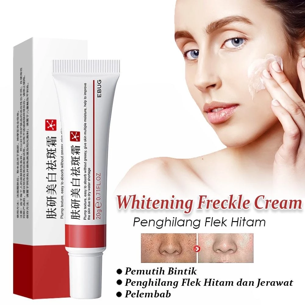 Salep Cream EBUG Pemutih Penghilang Flek Bintik Hitam Jerawat 20g | AutoStock