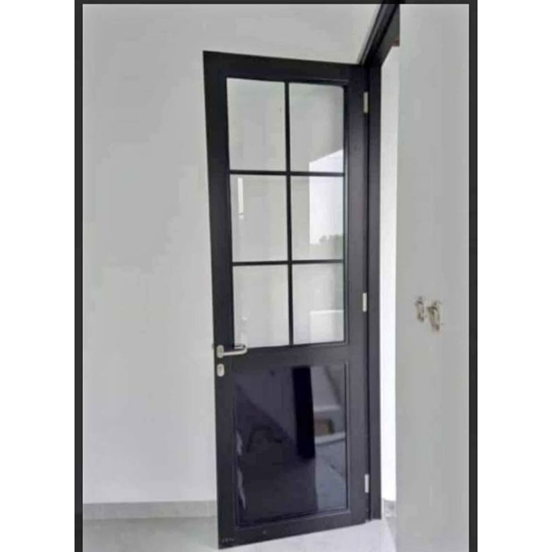 Jual PINTU ALUMINIUM ACP VARIASI KACA UKURAN 200cm x 80cm KOMPLIT ...