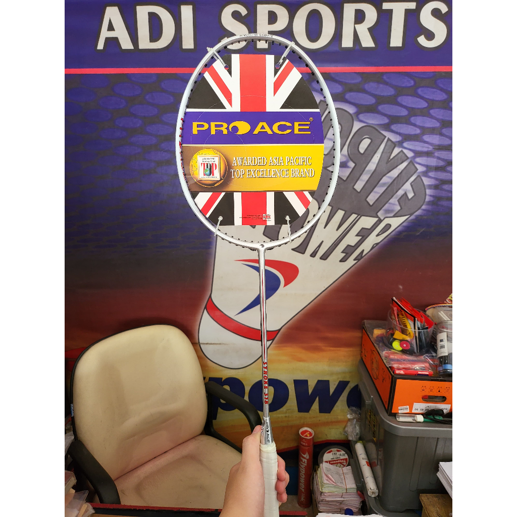 Jual Raket Badminton Bulutangkis Pro Ace Proace Stroke 318 Original ...