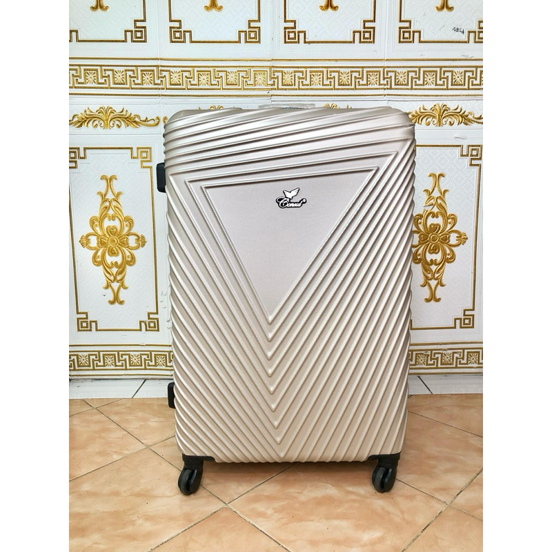 Jual Koper Roda 28inci (warna cream dan Peach ) | Shopee Indonesia