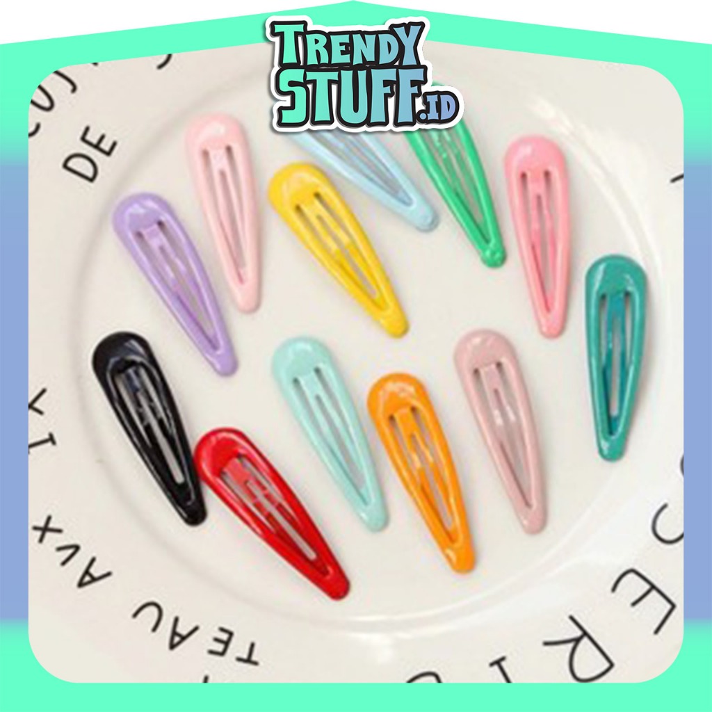 Jual TrendyStuff.id Jepit Rambut TipTop / Jepit Rambut Warna Warni ...