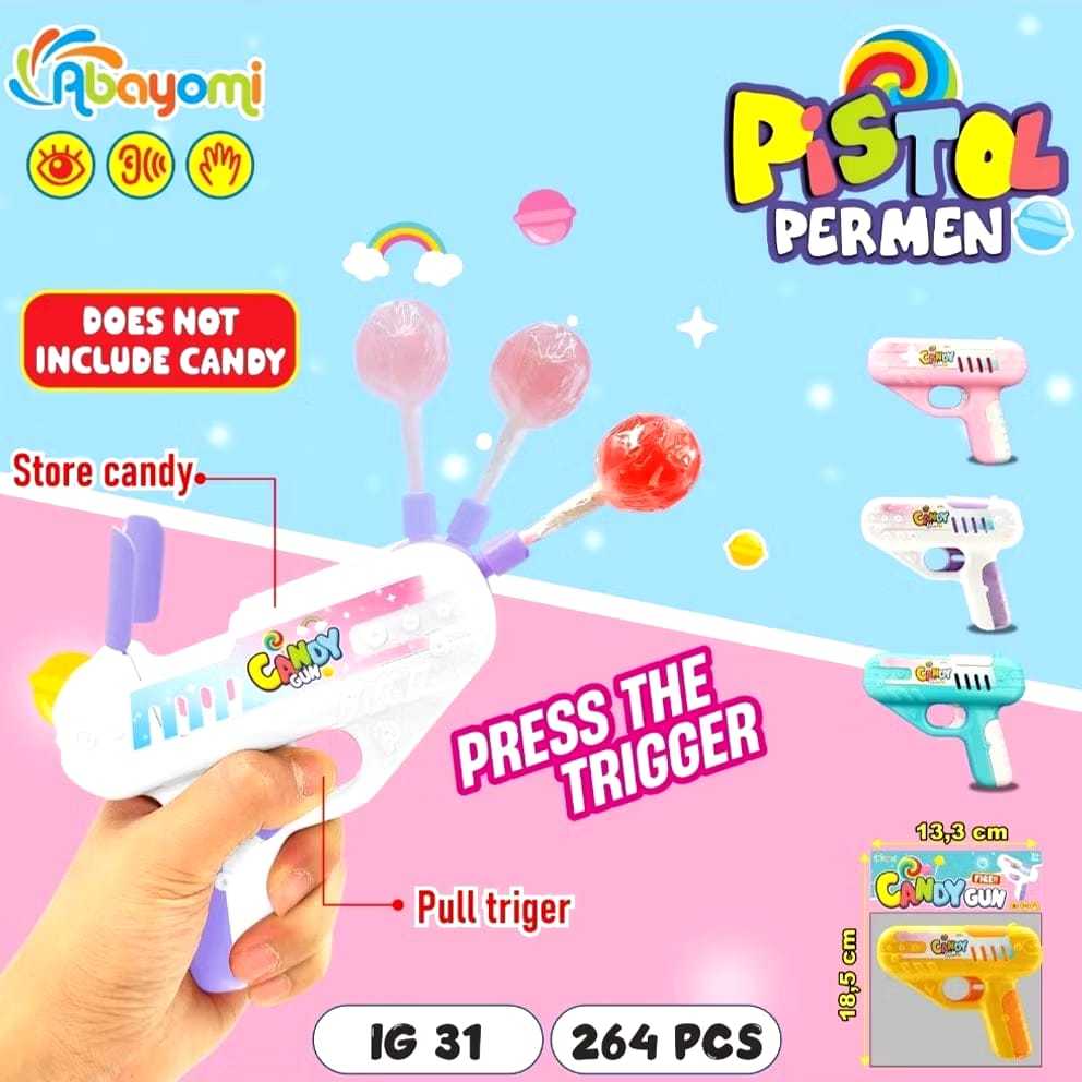 Jual Mainan Pistoll Permen Lolipop Candy Gun Lollipop Viral/Mainan ...