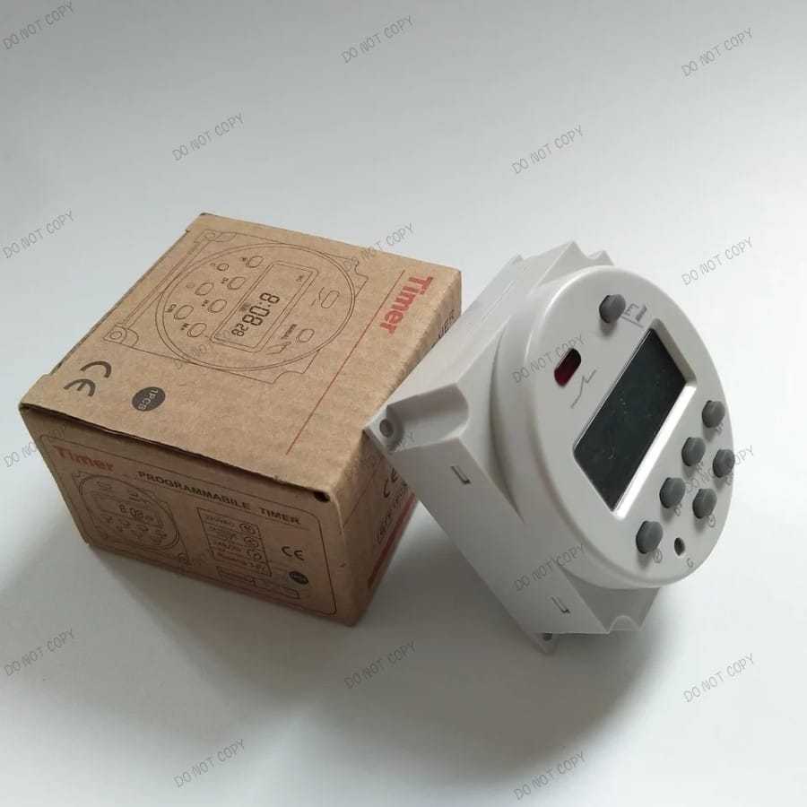 Jual Programable Timer Switch Digital Timer 12V DC 16A AUTO ON/OFF ...