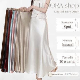 S~6XL Rok Ekor Ikan Pinggang Tinggi Gaya Korea Rok Pelukan Pinggul Wanita Kantor Rok Ekor Ikan