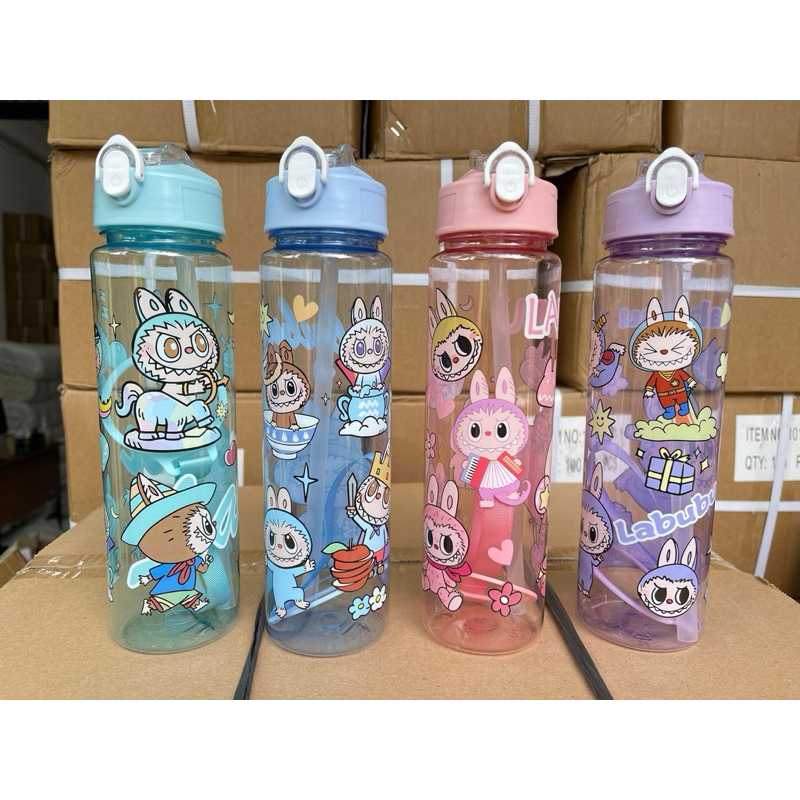 Jual BOTOL LABUBU SANRIO KUROMI CAPYBARA STITCH POP MART BOTOL MINUM ...