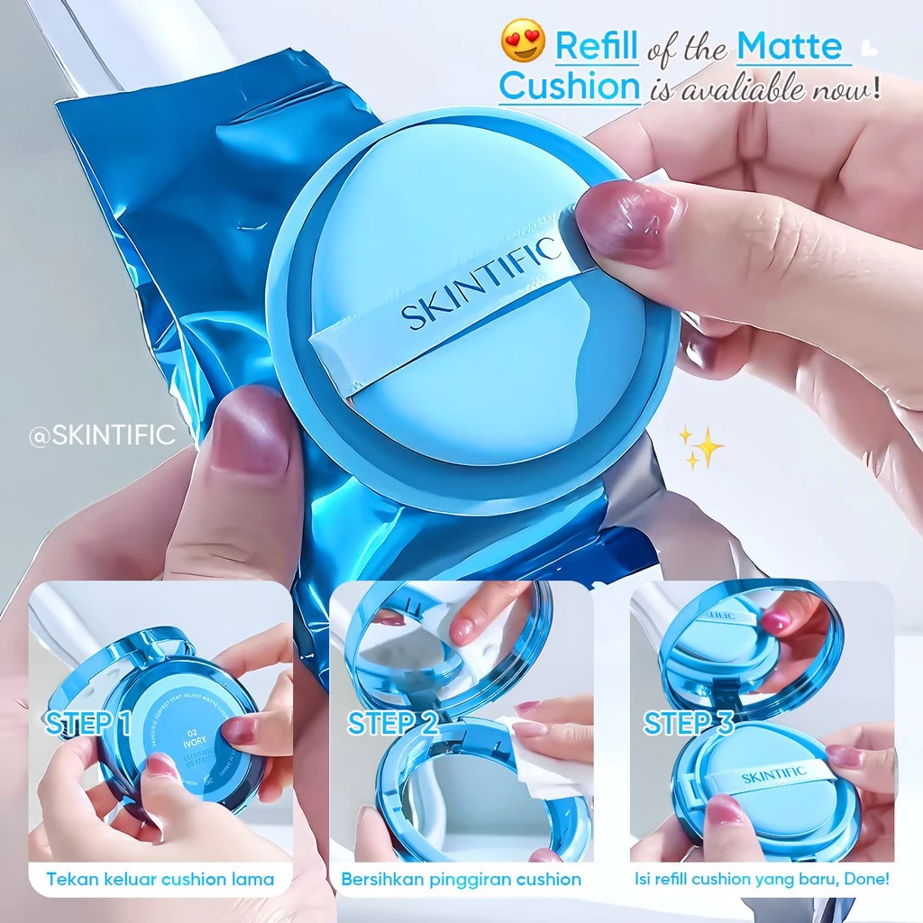 Skintific Cushion Refill Matte Long Lasting