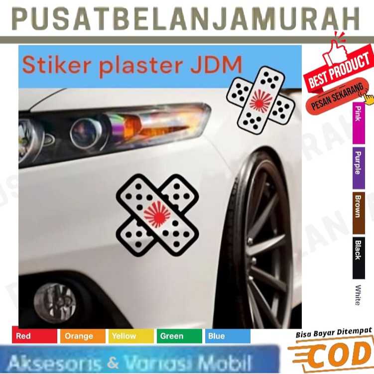Jual Stiker sticker plaster JDM stiker jdm stiker jdm plaster mobil ...