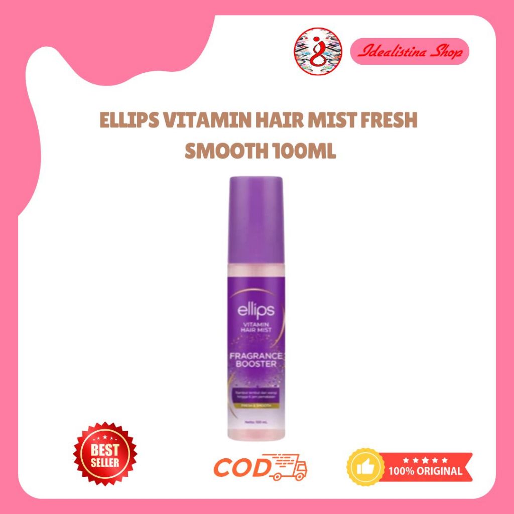 Jual Ellips Vitamin Hair Mist Fresh & Smooth 100ml | Shopee Indonesia