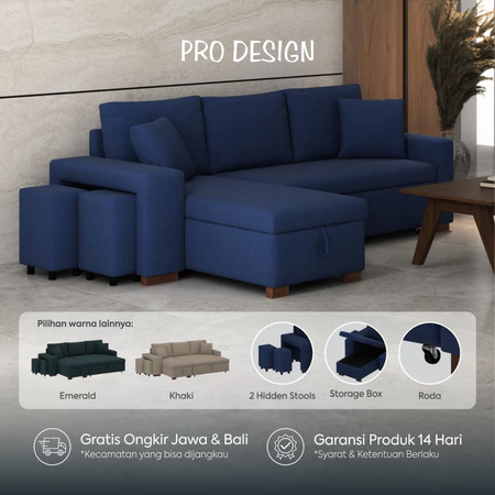 Pro Design Patron Cover Sofa cover pelindung untuk sofa 2 seater
