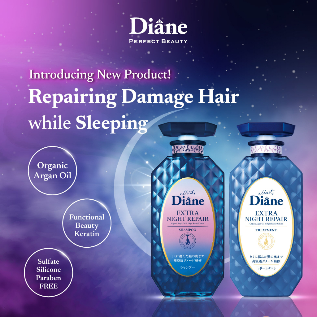Jual MOIST DIANE Extra Night Repair Treatment 450ml | Shopee Indonesia