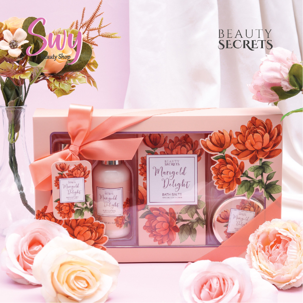 Jual GIFTSET KADO HADIAH HAMPERS GIFT SET BEAUTY SECRETS - MARIGOLD ...