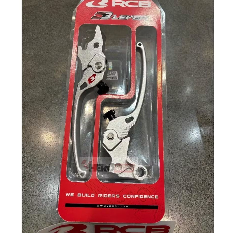 Jual RCB HANDLE LEVER REM S3 BIRU HITAM MERAH SILVER R25/MT25 CNC ORI ...