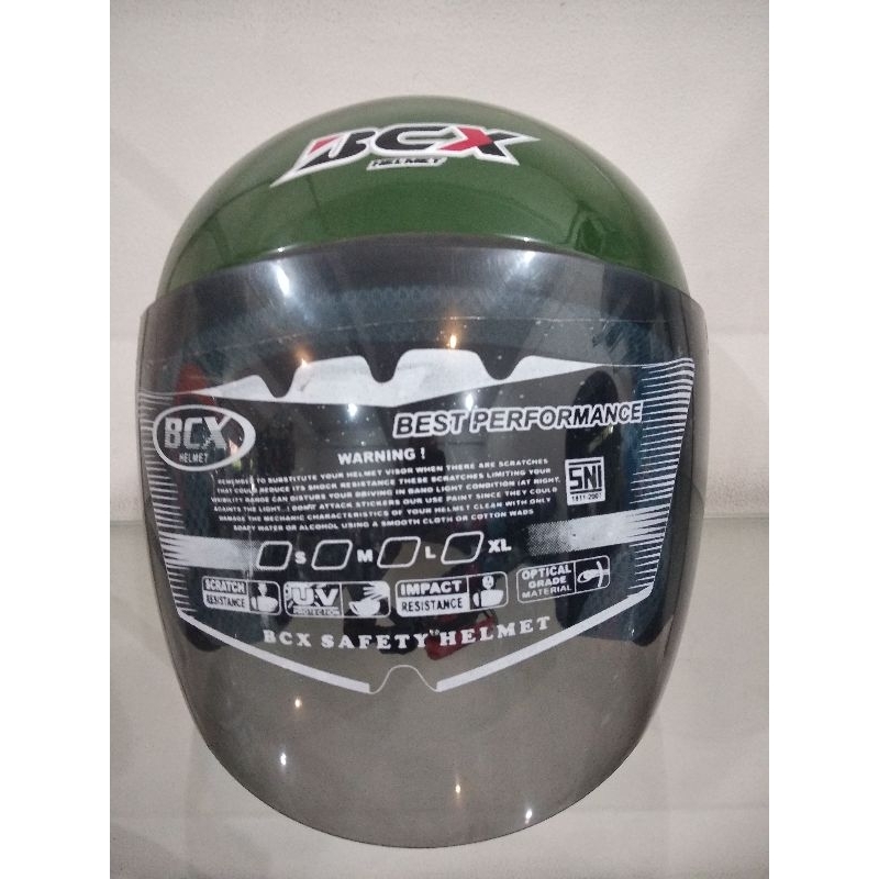 Jual Helm BCX EVO Kop Hijau Kilat | Shopee Indonesia