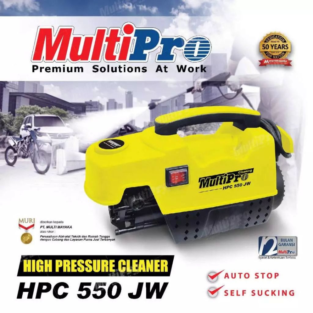 Jual Multipro HPC 550 JW High Pressure Cleaner | Mesin Steam Cuci Motor ...