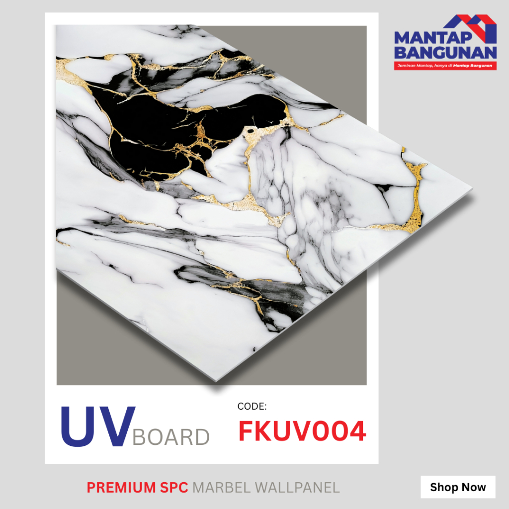 Jual UV Board Premium SPC Marbel Wall Panel/FKUV004 | Shopee Indonesia