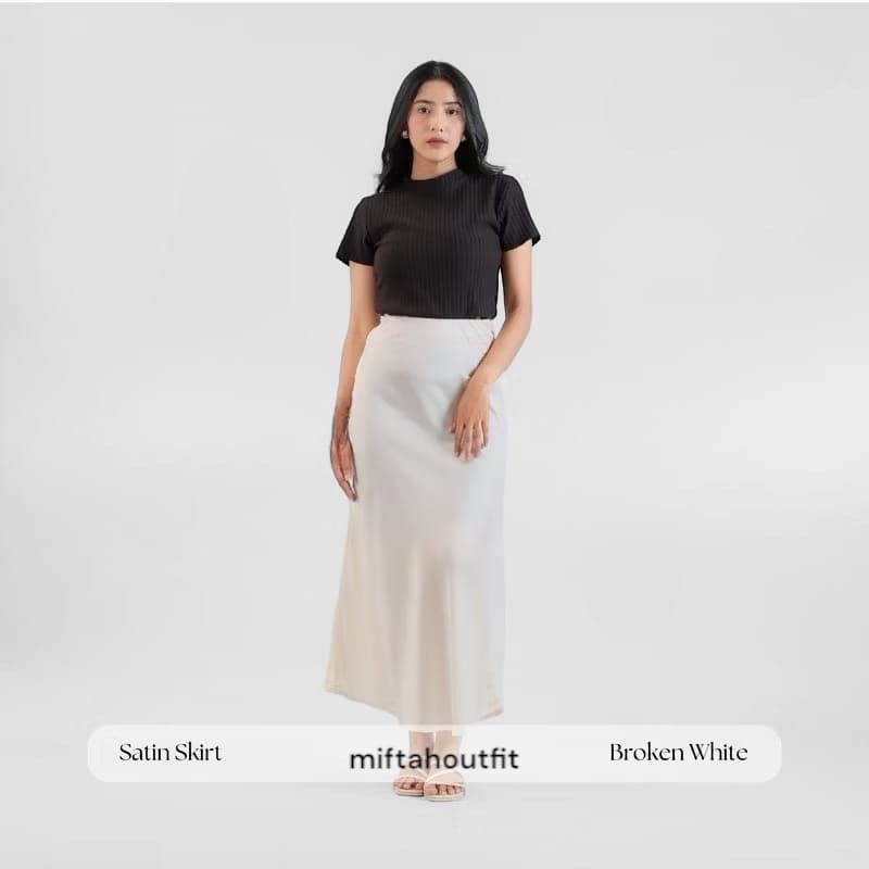 Jual [Rok Satin 90CM] - Satin Long Skirt - Rok Satin Panjang - S sampai ...