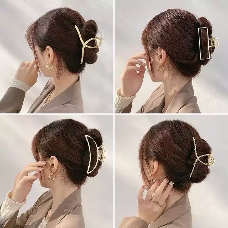 Jual Jedai Rambut Wanita Fashion Korea Gold Elegan Jepit Korea Premium ...