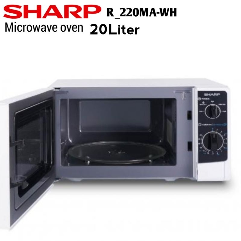 Jual microwave oven SHARP R-220MA-WH microwave oven 20Liter | Shopee ...
