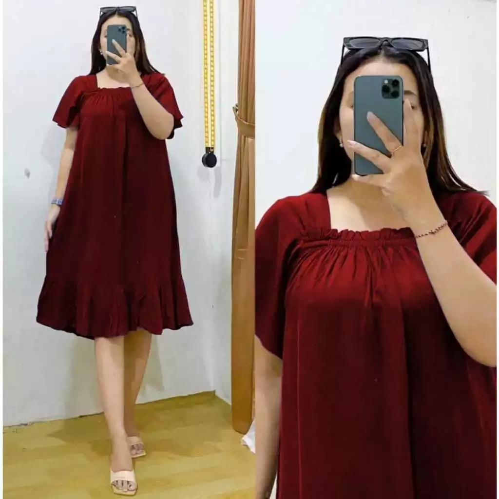 Jual Promo Daster Murah Daster Fuji Midi Dress Fuji Daster Terbaru 2024 ...