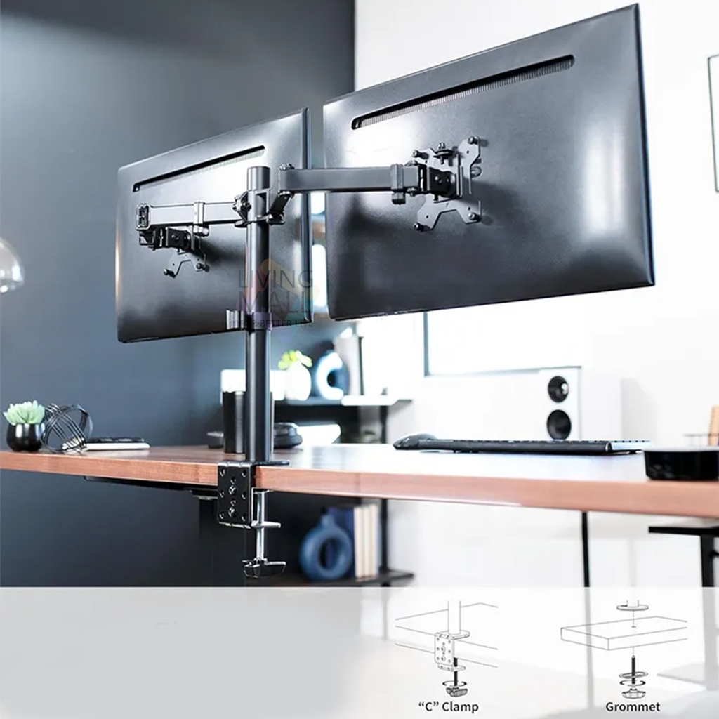 Jual Monitor Bracket TV LED / Bracket LCD Monitor PC Gas Spring 13-32 ...