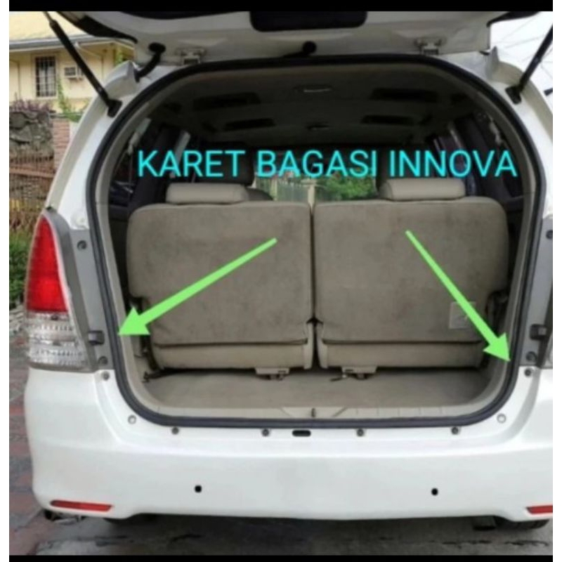 Jual karet pintu bagasi belakang mobil Toyota Innova original | Shopee ...