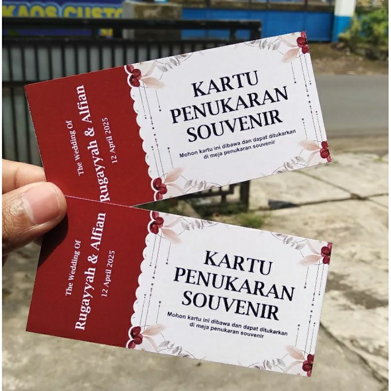 Jual Kartu Penukaran Souvenir, Kupon Souvenir, Kartu Souvenir | Shopee ...