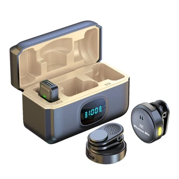 Q8 Wireless Clip On Mic Microphone Dual Mikrofon Wireless Mikrofon Hp Lavalier Microphone Plug