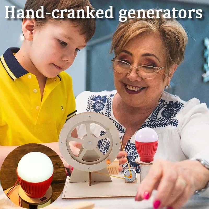 Jual Diy Listrik Rakitan Generator Bohlam Kayu Mainan Edukasi Generator ...
