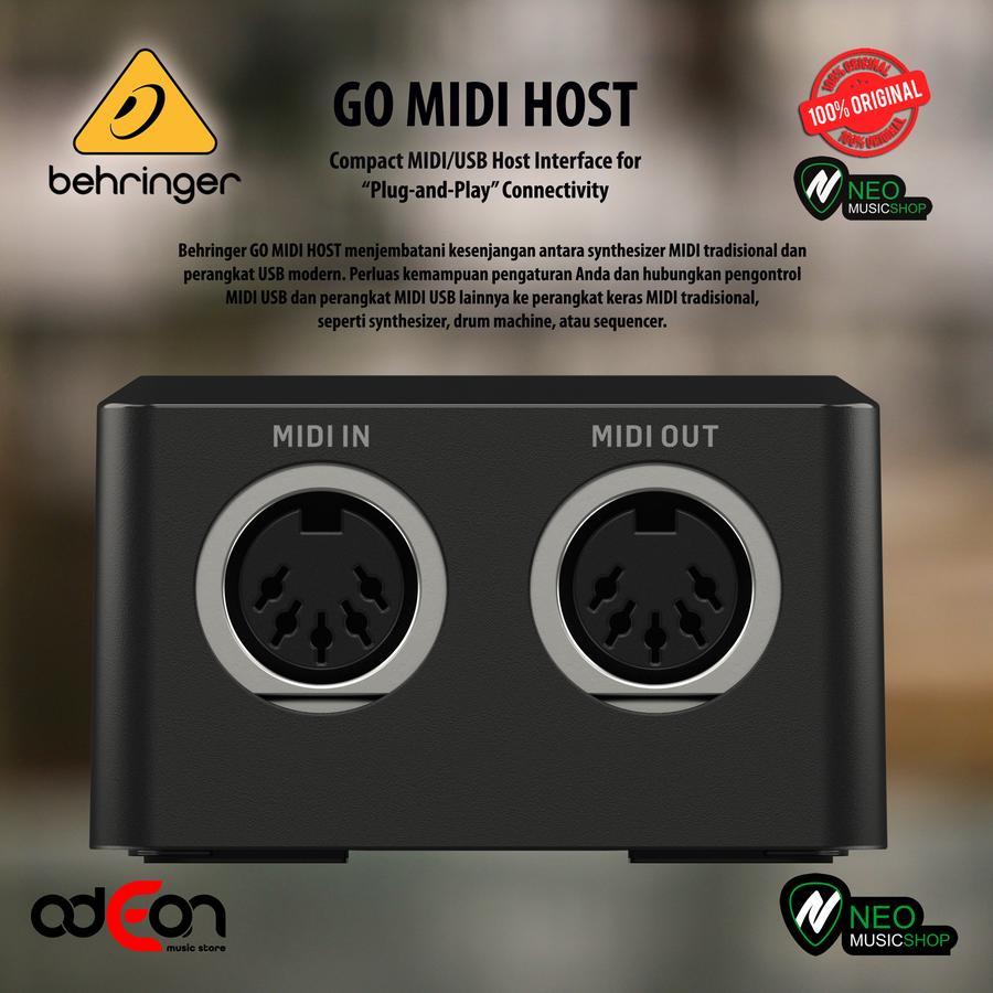 Jual Behringer GO MIDI HOST Compact MIDI/USB Host Interface for “Plug ...