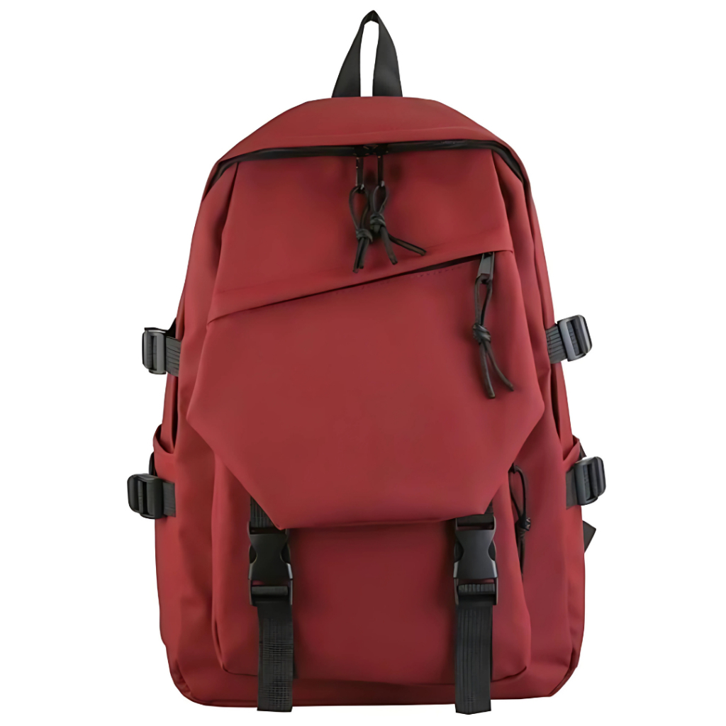 Jual RANSEL WANITA SD SMP SMA BACKPACK SEKOLAH POLOS TAS GENDONG NILON ...