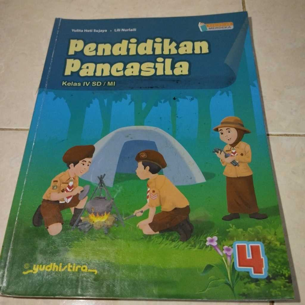 Jual Buku Pendidikan Pancasila kelas 4 Yudhistira | Shopee Indonesia