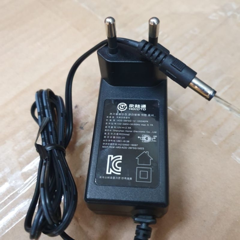 Jual ADAPTOR 2A 12V ORIGINAL HIOTO ADAPTOR 2A 12V MURNI ADAPTOR CCTV ...